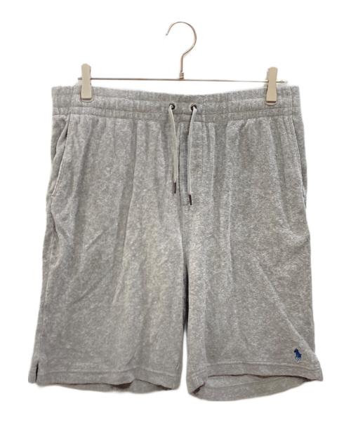 POLO RALPH LAUREN（ポロ・ラルフローレン）POLO RALPH LAUREN (ポロ・ラルフローレン) パイルハーフパンツ グレー サイズ:Mの古着・服飾アイテム