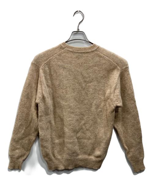 POLO RALPH LAUREN（ポロ・ラルフローレン）POLO RALPH LAUREN (ポロ・ラルフローレン) シェットランドウールニット ベージュ サイズ:SIZE Mの古着・服飾アイテム