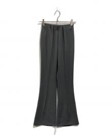 willfully（ウィルフリー）の古着「center slit relax flare PT」｜グレー