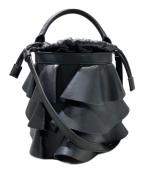 UNITED ARROWS TOKYOユナイテッドアローズトウキョウ）の古着「フリルショルダーバッグ」｜ブラック