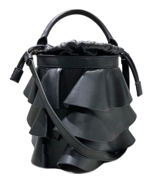 UNITED ARROWS TOKYO（ユナイテッドアローズトウキョウ）UNITED ARROWS TOKYO (ユナイテッドアローズトウキョウ) フリルショルダーバッグ ブラックの古着・服飾アイテム