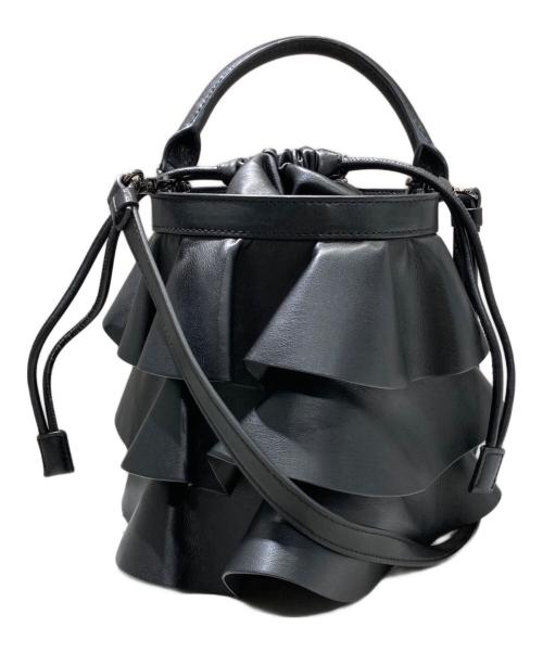 UNITED ARROWS TOKYO（ユナイテッドアローズトウキョウ）UNITED ARROWS TOKYO (ユナイテッドアローズトウキョウ) フリルショルダーバッグ ブラックの古着・服飾アイテム