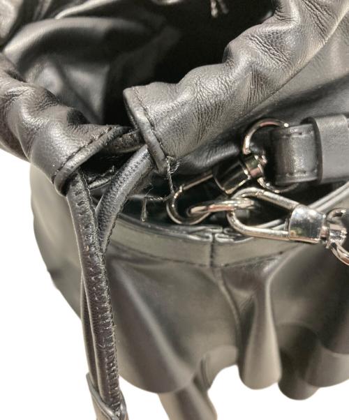 UNITED ARROWS TOKYO（ユナイテッドアローズトウキョウ）UNITED ARROWS TOKYO (ユナイテッドアローズトウキョウ) フリルショルダーバッグ ブラックの古着・服飾アイテム