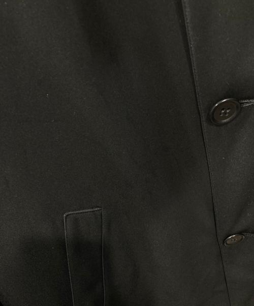 ARMANI COLLEZIONI（アルマーニ コレツィオーニ）ARMANI COLLEZIONI (アルマーニ コレツィオーニ) ステンカラーコート ブラック サイズ:42の古着・服飾アイテム