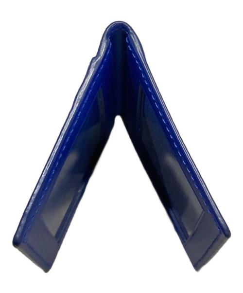 SMYTHSON（スマイソン）SMYTHSON (スマイソン) パスケース ブルーの古着・服飾アイテム