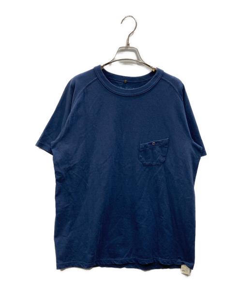 NIGEL CABOURN（ナイジェルケーボン）NIGEL CABOURN (ナイジェルケーボン) ポケットTシャツ ネイビー サイズ:48の古着・服飾アイテム