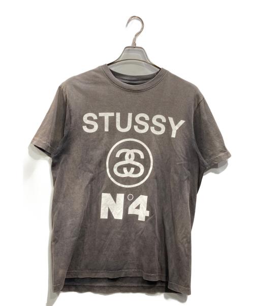 stussy（ステューシー）stussy (ステューシー) Pigment Dyed No4 Tシャツ グレー サイズ:Mの古着・服飾アイテム