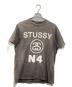 stussy（ステューシー）の古着「Pigment Dyed No4 Tシャツ」｜グレー