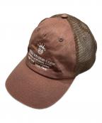 stussyステューシー）の古着「LP Design Crop Trucker Cap」｜ブラウン