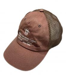 stussy（ステューシー）の古着「LP Design Crop Trucker Cap」｜ブラウン