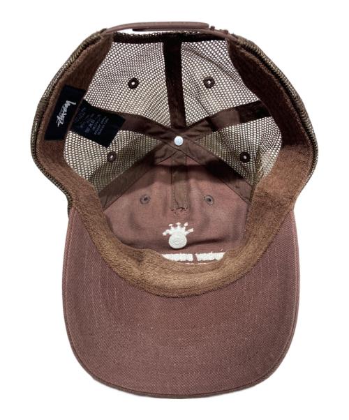 stussy（ステューシー）stussy (ステューシー) LP Design Crop Trucker Cap ブラウンの古着・服飾アイテム