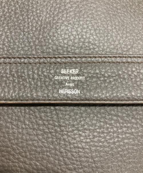 SEEKER（シーカー）SEEKER (シーカー) レザーバッグ ブラウンの古着・服飾アイテム