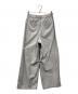 BEAUTY&YOUTH (ビューティーアンドユース) コットンナイロン ワイドタックパンツ グレー サイズ:M：3500円