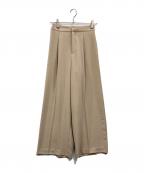 COLLAGE GALLARDAGALANTEコラージュ ガリャルダガランテ）の古着「ワイドパンツ」｜ベージュ