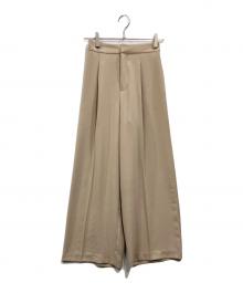 COLLAGE GALLARDAGALANTE（コラージュ ガリャルダガランテ）の古着「ワイドパンツ」｜ベージュ