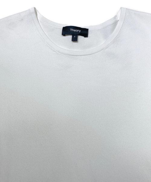 theory（セオリー）theory (セオリー) Wooster Crepe Knit Bat Wing Top J ホワイト サイズ:Sの古着・服飾アイテム