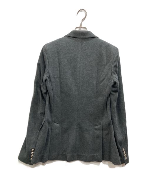 POLO RALPH LAUREN（ポロ・ラルフローレン）POLO RALPH LAUREN (ポロ・ラルフローレン) ジャージワッペンジャケット グレー サイズ:6の古着・服飾アイテム