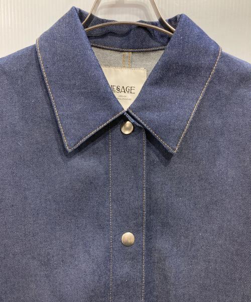 journal standard L'essage（ジャーナルスタンダード レサージュ）journal standard L'essage (ジャーナルスタンダード レサージュ) デニムワークジャケット インディゴ サイズ:Freeの古着・服飾アイテム