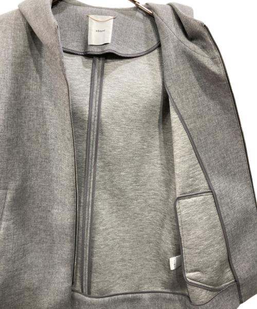 ebure（エブール）ebure (エブール) ライトビスボンディング フーディー グレー サイズ:36の古着・服飾アイテム