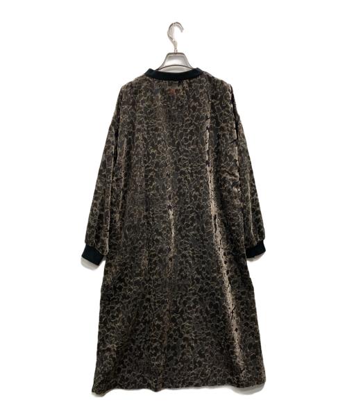 Hysteric Glamour（ヒステリックグラマー）Hysteric Glamour (ヒステリックグラマー) LEOPARD SUPER HYS柄オパール プルオーバーワンピース ブラック サイズ:Freeの古着・服飾アイテム