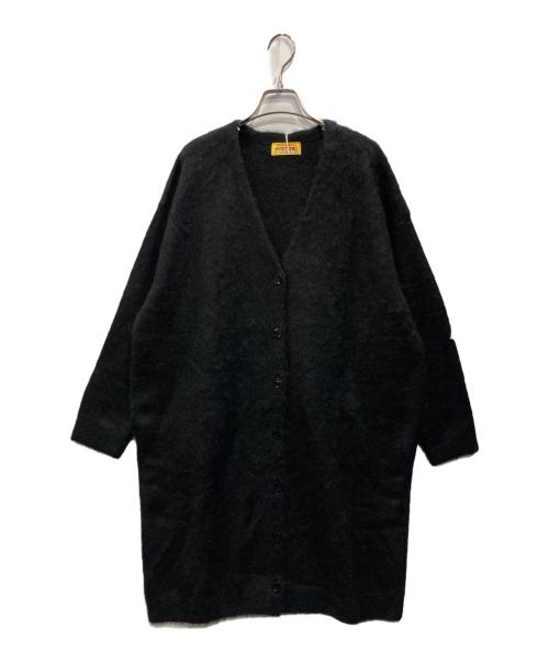 Hysteric Glamour（ヒステリックグラマー）Hysteric Glamour (ヒステリックグラマー) 起毛ロングカーディガン ブラック サイズ:Free 未使用品の古着・服飾アイテム