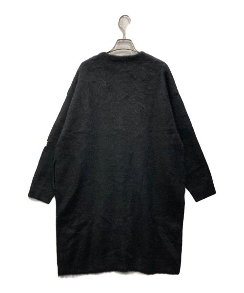 Hysteric Glamour（ヒステリックグラマー）Hysteric Glamour (ヒステリックグラマー) 起毛ロングカーディガン ブラック サイズ:Free 未使用品の古着・服飾アイテム