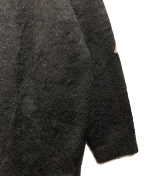 Hysteric Glamour（ヒステリックグラマー）Hysteric Glamour (ヒステリックグラマー) 起毛ロングカーディガン ブラック サイズ:Free 未使用品の古着・服飾アイテム