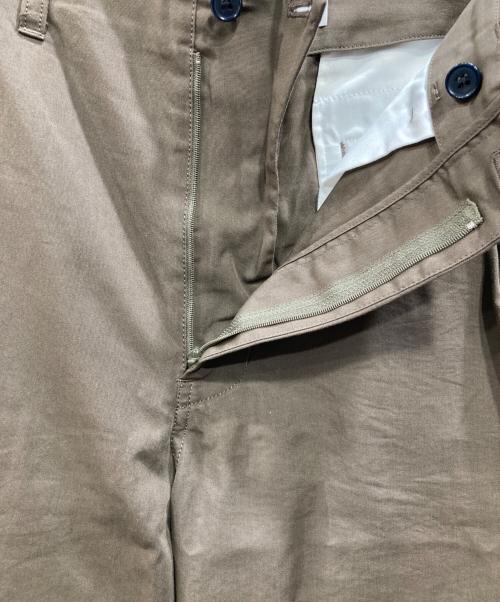 STILL BY HAND（スティルバイハンド）STILL BY HAND (スティルバイハンド) 1タックパンツ ブラウン サイズ:46の古着・服飾アイテム
