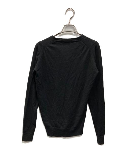 JOHN SMEDLEY（ジョンスメドレー）JOHN SMEDLEY (ジョンスメドレー) ニットカーディガン ブラック サイズ:Sの古着・服飾アイテム