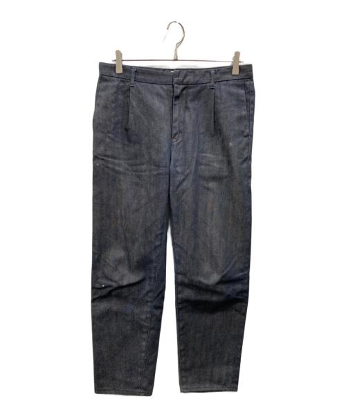STILL BY HAND（スティルバイハンド）STILL BY HAND (スティルバイハンド) ワンタックテーパードデニムパンツ インディゴ サイズ:46の古着・服飾アイテム