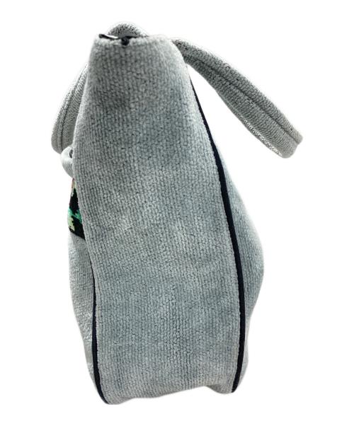 FEILER（フェイラー）FEILER (フェイラー) 花柄刺繍トートバッグ グレー サイズ:-の古着・服飾アイテム