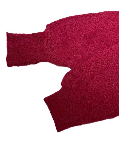 IZOD（アイゾッド）IZOD (アイゾッド) ニットカーディガン レッド サイズ:Lの古着・服飾アイテム