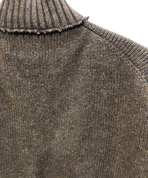 TOMORROW LAND tricot（トゥモローランド トリコ）TOMORROW LAND tricot (トゥモローランド トリコ) ジップアップニットブルゾン ブラウン サイズ:Sの古着・服飾アイテム