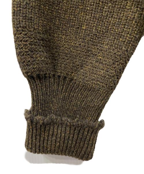 TOMORROW LAND tricot（トゥモローランド トリコ）TOMORROW LAND tricot (トゥモローランド トリコ) ジップアップニットブルゾン ブラウン サイズ:Sの古着・服飾アイテム