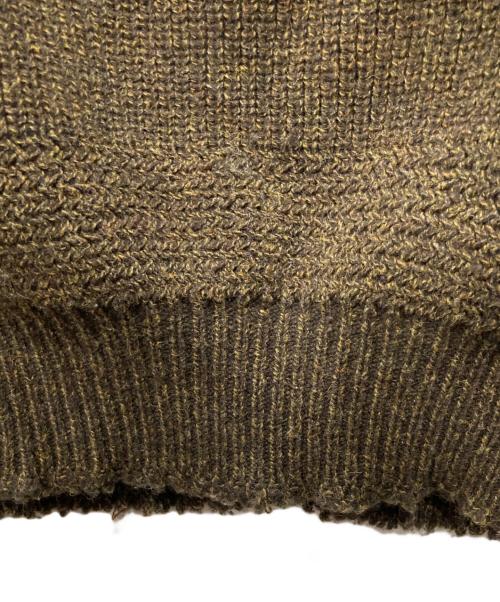 TOMORROW LAND tricot（トゥモローランド トリコ）TOMORROW LAND tricot (トゥモローランド トリコ) ジップアップニットブルゾン ブラウン サイズ:Sの古着・服飾アイテム