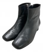 UNITED ARROWS TOKYOユナイテッドアローズトウキョウ）の古着「スクエアトゥ ショートブーツ」｜ブラック