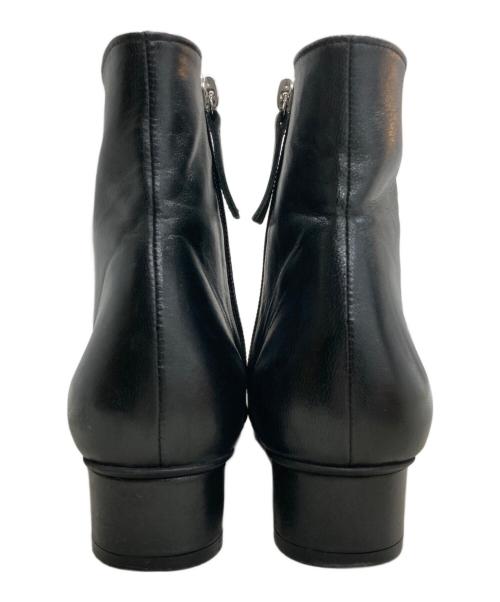 UNITED ARROWS TOKYO（ユナイテッドアローズトウキョウ）UNITED ARROWS TOKYO (ユナイテッドアローズトウキョウ) スクエアトゥ ショートブーツ ブラック サイズ:23㎝の古着・服飾アイテム