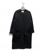 MOTOMACHI Zelalモトマチゼラール）の古着「カシミヤコート」｜ブラック