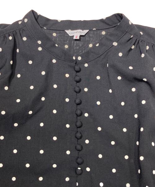 a piece of LIbrary（アピースオブライブラリー）a piece of Library (アピースオブライブラリー) フランソワドットワンピース ブラック サイズ:2の古着・服飾アイテム