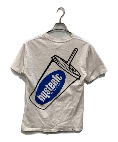 Hysteric Glamour（ヒステリックグラマー）Hysteric Glamour (ヒステリックグラマー) SOFT DRINK TEE ホワイト サイズ:Sの古着・服飾アイテム