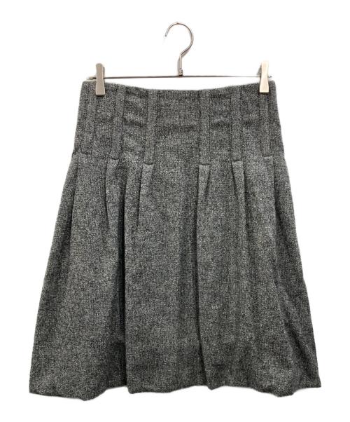 CELINE（セリーヌ）CELINE (セリーヌ) ミディスカート グレー サイズ:40の古着・服飾アイテム