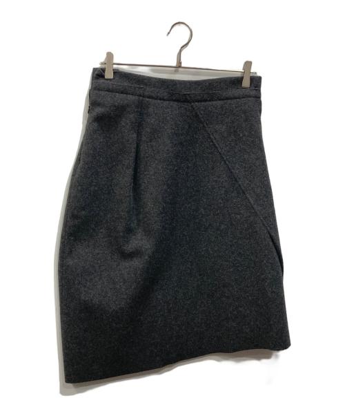 JIL SANDER（ジルサンダー）JIL SANDER (ジルサンダー) ウールスカート グレー サイズ:38の古着・服飾アイテム