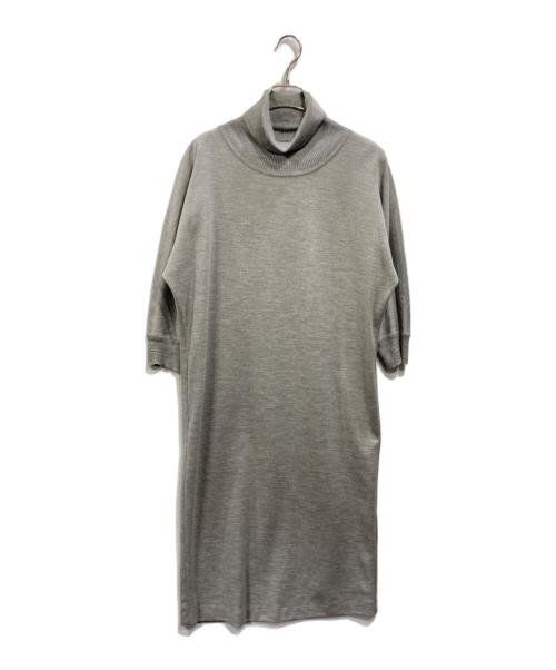 MaxMara（マックスマーラ）MaxMara (マックスマーラ) タートルネックワンピース グレー サイズ:42の古着・服飾アイテム