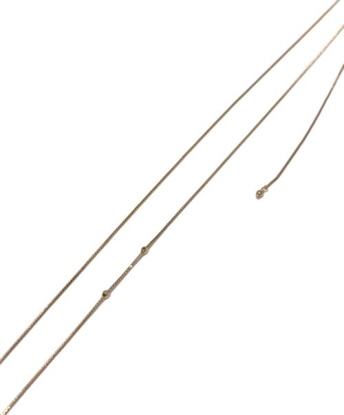 agete（アガット）agete (アガット) ボールチェーンネックレス YGの古着・服飾アイテム