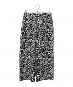 Yuko Higuchi×ボリス雑貨店ユウコ ヒグチ×ポリスザッカテン）の古着「アロハパンツ」｜ホワイト×ブラック