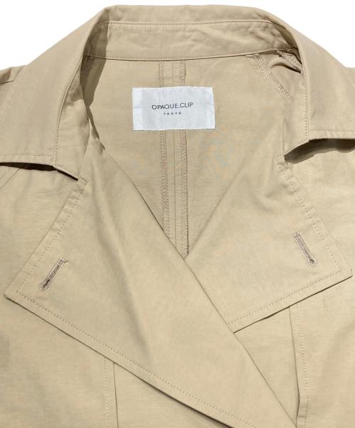 OPAQUE.CLIP（オペークドットクリップ）OPAQUE.CLIP (オペークドットクリップ) 大草直子さんコラボ2wayナイロントレンチコート ベージュ サイズ:38/Ｍの古着・服飾アイテム