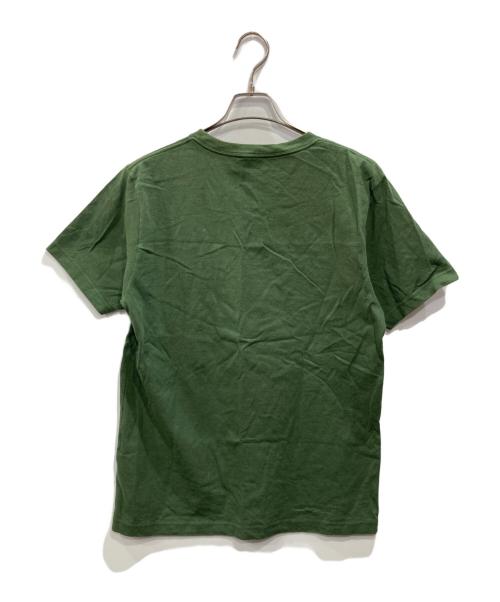 maison kitsune（メゾンキツネ）maison kitsune (メゾンキツネ) プリントTシャツ グリーン サイズ:Mの古着・服飾アイテム