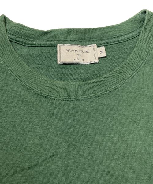maison kitsune（メゾンキツネ）maison kitsune (メゾンキツネ) プリントTシャツ グリーン サイズ:Mの古着・服飾アイテム