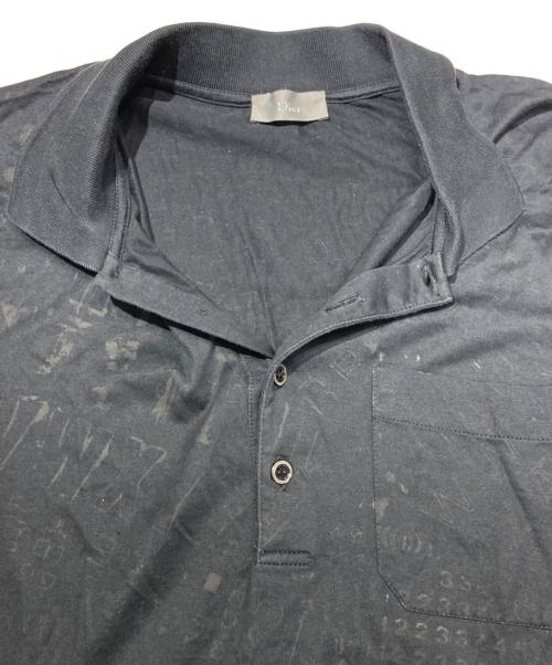 DIOR HOMME（ディオール オム）Dior Homme (ディオール オム) ポロシャツ ブラック サイズ:Lの古着・服飾アイテム