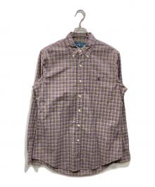 RALPH LAUREN（ラルフローレン）の古着「チェックBDシャツ」｜パープル×グリーン